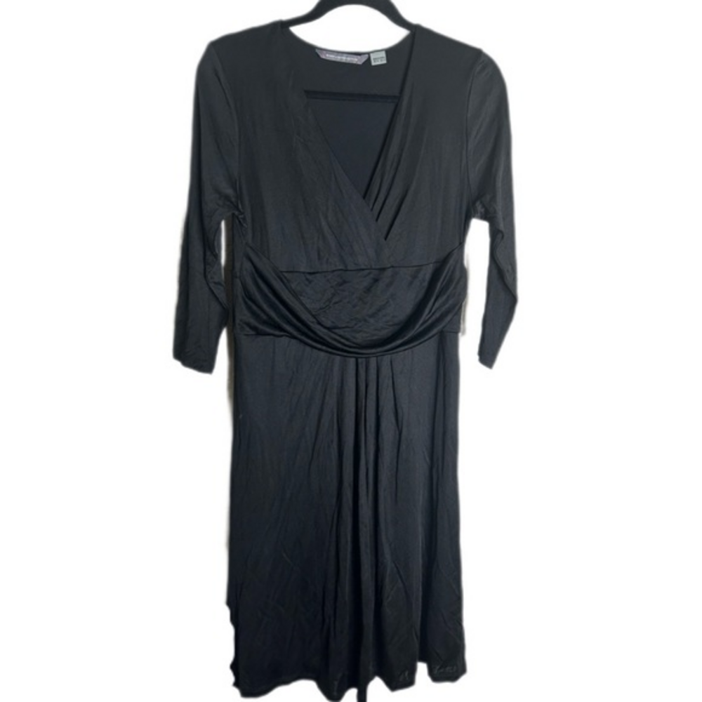 Boden‎ Black V-Neck Limited Edition 3/4 Sleeve Dress